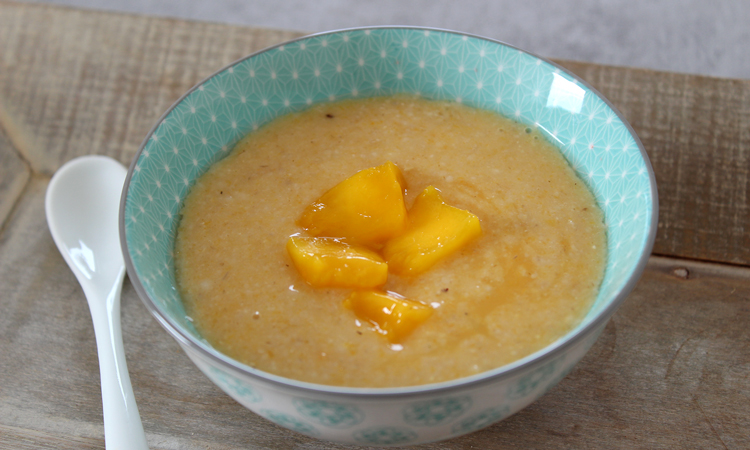 Babybrei-Rezept mit Karotte und Mango (Nachmittagsbrei bzw. Getreide-Obst-Brei)