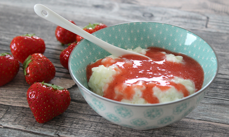 Milchreis für Babys – Abendbrei-Rezept ab dem 9. Monat