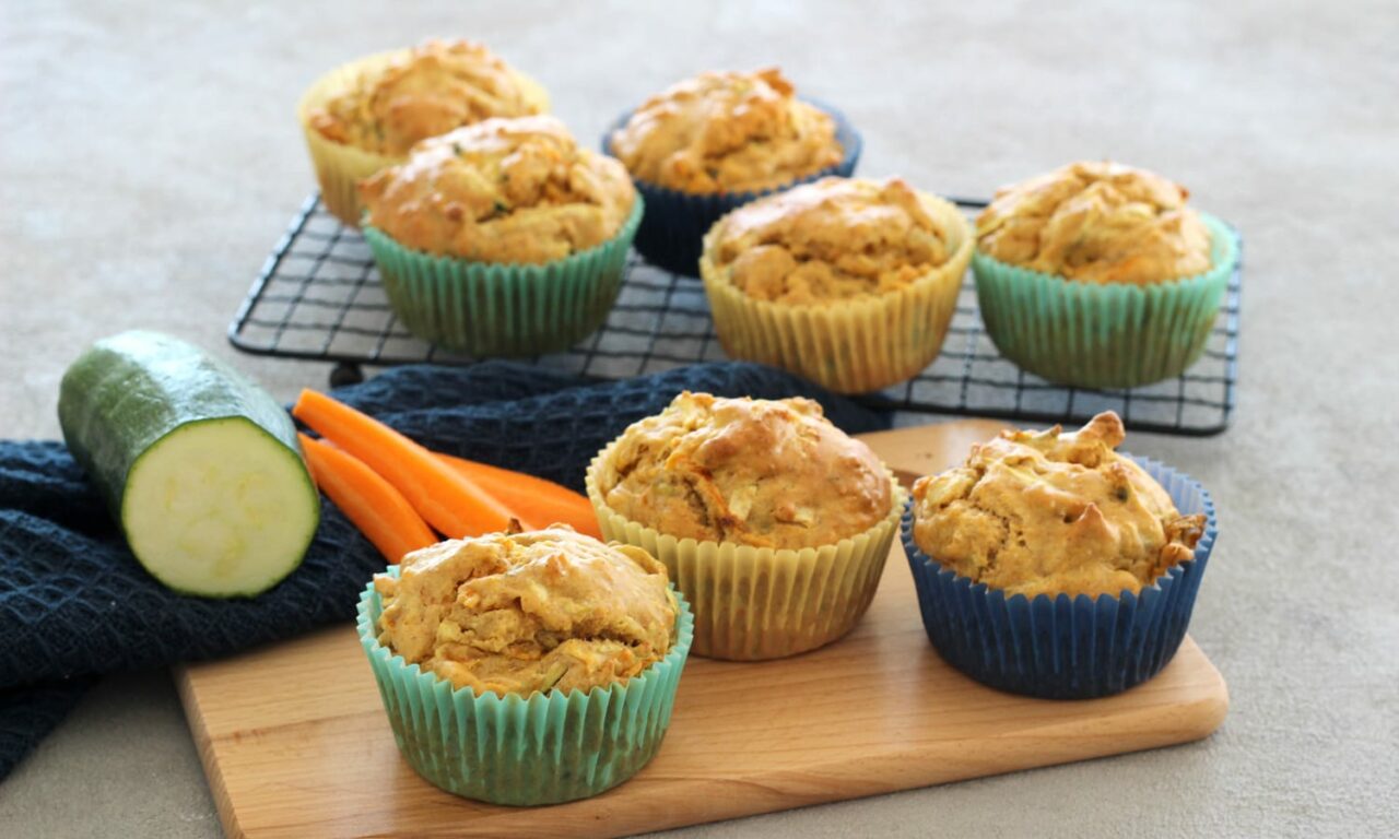 Herzhafte Gemüsemuffins für Babys mit viel (verstecktem) Gemüse
