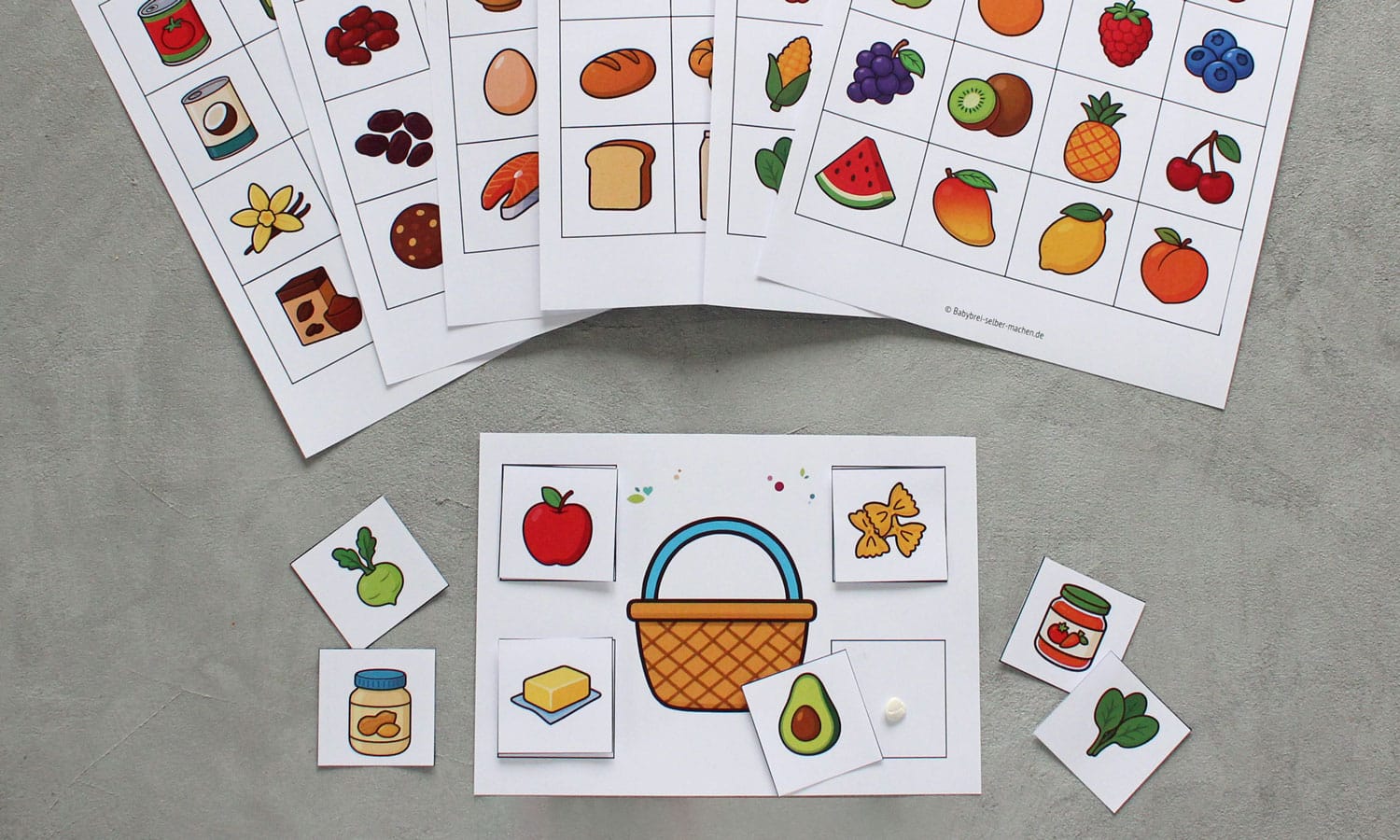 Kinder Einkaufsliste Printable