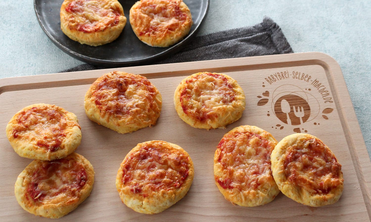 Schnelle Pizza für Babys und Kinder: klein, rund und auch noch gesund